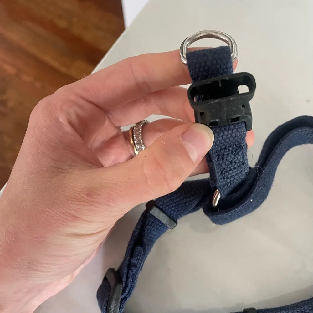Navy Puppy Harness